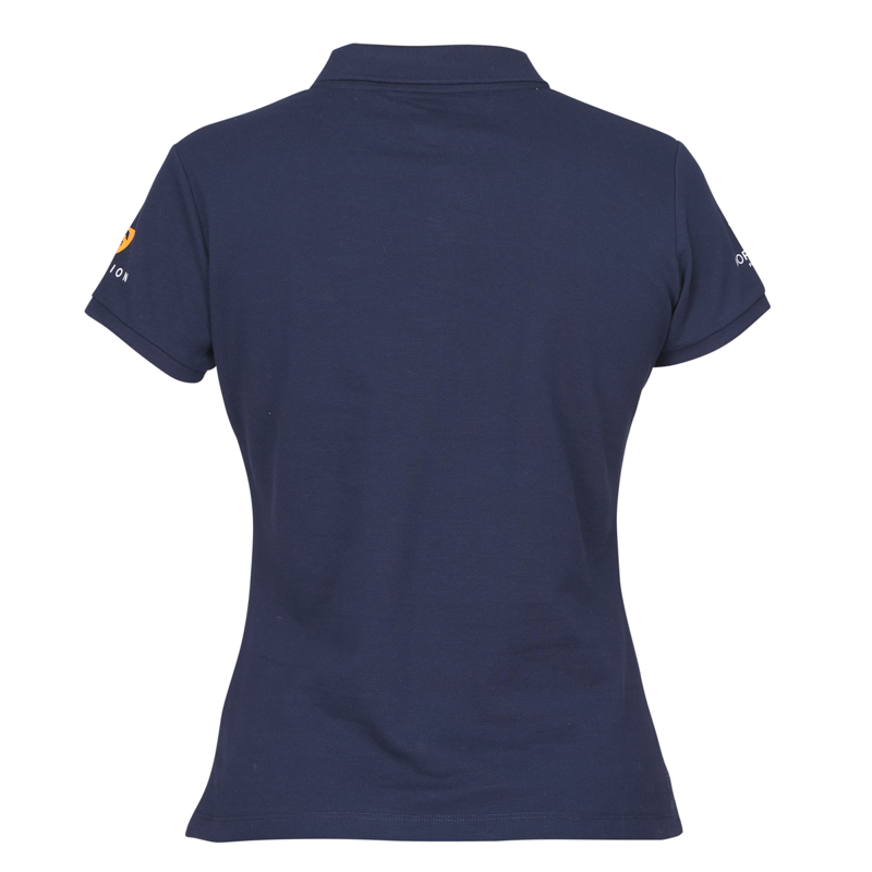 Aubrion Branded Polo Shirt - Ladies - Navy-1